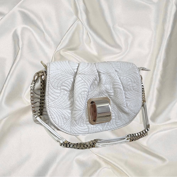 Fiorelli Bags Y2k Vintage Fiorelli Cream Gold Chain Detail Bag